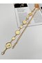 Round Buckle Gold Chain Belt Women's Belt Dress Belt Shirt Belt Coat Belt - 3