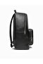 Women's Back Strap Brand Logo Zipper Closure Black Backpack K60K612223-0Gq - 4