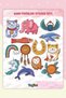Luck Sticker Set, Luck Figures Themed Sticker, 13 Pieces of Luck Tags - 2