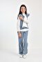 Girls' 3-Piece Denim Jean Set Denim Pants-Denim Blouse-Chiffon Shirt - 7
