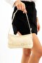 Retro Patent Leather Bag with Belt Detail - 2