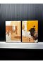 Digital Printed Metal Framed Glass 2-Piece Decorative Table - Earth Breeze - 3