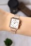 Square Women's Wristwatch with Metal Strap Calendar Nww00001