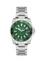 Special Series Steel Cord Silver Color 24 Months Warranty Waterproof Men's Wrist Watch with Calendar