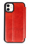 iPhone 11 Case Leather Cover with Camera Protection Inside Velvet Thin Structure Cover Stand Card Holder - 2