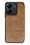Xiaomi Redmi 13C Case Leather Cover with Camera Protection Inside Velvet Thin Structure Flip Stand Card Holder - 2