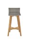 Bar Chairs 2 pcs Solid Acacia Wood - 2