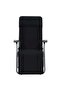 Folding Garden Chairs with Cushions 2 pcs Black - 4