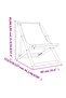 Folding Beach Chairs 2 pcs Multicolour Fabric - 8