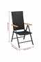 Stackable Garden Chairs 2 pcs Poly Rattan Black - 3