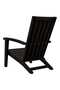 Garden Adirondack Chair Black Polypropylene - 4