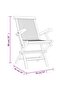 Folding Garden Chairs 4 pcs Grey 56x61x89 cm Solid Wood Teak - 4