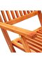 Folding Garden Chairs 8 pcs Solid Eucalyptus Wood - 7