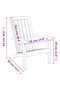 Garden Adirondack Chair Light Brown Polypropylene - 3