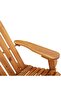 Adirondack Rocking Chair Solid Wood Acacia - 5