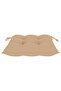 Rocking Chair with Beige Cushion Solid Teak Wood - 5