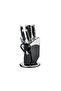 8 Piece German Steel Kitchen Knife Set Professional Stainless Steel Blades with Ergonomic - 2