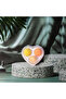 Heart Patterned Set of 3 Makeup Sponges