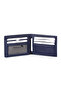 Men's Groom Dowry Bundle 100% Genuine Leather Wallet Card Holder Belt Set Navy Blue Color Dm-8002-L - 3