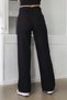 Camila Young Girl Black High Waist Elastane Blended Modern Loose Leg Jeans - 2