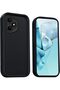 Honor 400 5g Case Soft Textured Shock-Absorbing Black Silicone Cover with Camera Protection - 3