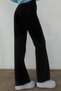 Gabriella Young Girl Black High Waist Lycra Comfortable 90's Wide Leg Jean - 4