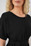 Women's Short Sleeve Mini Ayrobin Dress 2572 - Black - 4