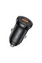 20W Mini Car Charger with PD Type-C & QC3.0 USB-A Fast Charging – Black - 3
