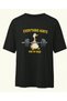 Black Halter Duck Look Oversize T-Shirt - 2