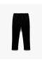 Straight Fit Pocket Detailed Relaxed Cut Waist Lace up Trousers - 3