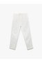 Cotton Pocket Detailed Waist Lace-Up Trousers