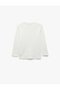 Crew Neck Cotton Basic Long Sleeve School T-Shirt - 4