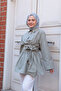 Women's Bali Poplin Shirt Mildew Green - 3