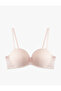 Lace Supported Extra Padded Adjustable Strap Maximizer Bra
