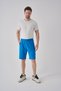 Men's Summer Shorts Casual Fit with Sax Print Detail - 2