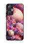 غطاء حماية لهاتف Infinix Hot 20 5G بطبعة غيوم وفن تجريدي - 2