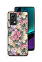 غطاء حماية لجهاز Infinix Note 11 Pro عالي الوضوح مزين بالزهور