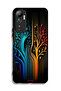 غطاء حماية لهاتف Infinix Hot 20 4G برسومات أوراق الشجر - 2