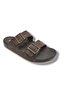 Parmi 25901-25 Leather Double Tape Anatomical Men's Slippers