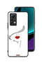 غطاء حماية لهاتف Infinix Note 11 Pro برسومات وجه فتاة
