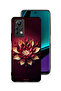غطاء حماية لهاتف Infinix Note 11 Pro بتصميم زهور تجريدية