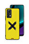 غطاء حماية لجهاز Infinix Note 11 Pro بنقشة X