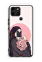 غطاء حماية لهاتف Infinix Smart 6 بتصميم فن التقاط صور سيلفي مع حمل الزهور - 2
