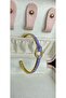 Snake Patterned Purple Color Women's Handcuffs