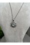 Moonstone Sun Steel Necklace - 3