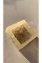 Phosphorescent Neon Green Pearlescent and Gold Decorated Square Shape Ashtray Handmade Epoxy Gift - 6