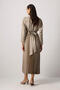 PLEATED SATIN DRESS - 4