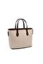 Beige - Brown Plain Women's Handbag Sp1185 - 4