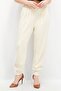 Women Regular Fit Solid Pants, Beige