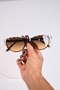 Mars- Sunglasses Uv400 Protection Unisex Model Women's Cat Eye Sunglasses with Case and Cleaning Cloth as a Gift